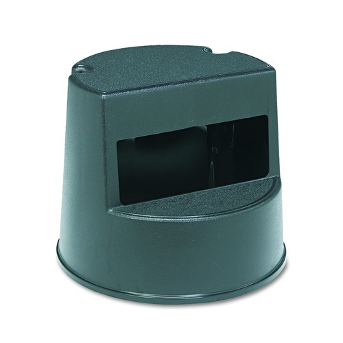 Labor Day Sale! Save $30 off $199! | Rubbermaid Commercial FG252300BLA 13-1/2 in. 350 lbs. Capacity Rolling Step Stool with Retractable Casters - Black image number 0