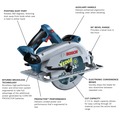 Circular Saws | Factory Reconditioned Bosch GKS18V-25N-RT 18V PROFACTOR Brushless Lithium-Ion 7-1/4 in. Cordless Circular Saw (Tool Only) image number 5