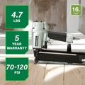 Pneumatic Crown Staplers | Metabo HPT N5021AM 16-Gauge 15/16 in. Wide Crown Stapler image number 1