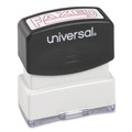 Office Jansan | Universal UNV10054 Pre-Inked Faxed Message Stamp - Red Ink image number 0