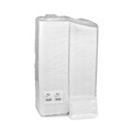Food Trays, Containers, and Lids | Pactiv Corp. 0TF104D10000 9.5 in. x 7 in. x 1.25 in. No. 4D Foam Meat Tray - White (500/Carton) image number 3