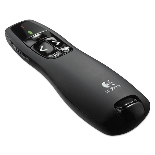 Office Jansan | Logitech 910-001354 50 ft. Projection Wireless Presenter W/laser Pointer - Matte Black image number 0