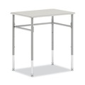 Office Desks & Workstations | HON HSS4L-18B.E.ON.PLAT 20 in. x 26 in. x 23 in. to 33 in. SmartLink Rectangle Student Desk with SmartLink Four-Leg Onyx Chair Bundle (2 Desks/Carton, 4 Chairs/Carton) image number 1