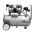 Portable Air Compressors | California Air Tools 8010 1 HP 8 Gallon Ultra Quiet and Oil-Free Steel Tank Wheelbarrow Air Compressor image number 1