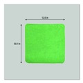 Cleaning Cloths | Rubbermaid Commercial 1820578 12 in. x 12 in. Microfiber Cleaning Cloths - Green (24/Pack) image number 4