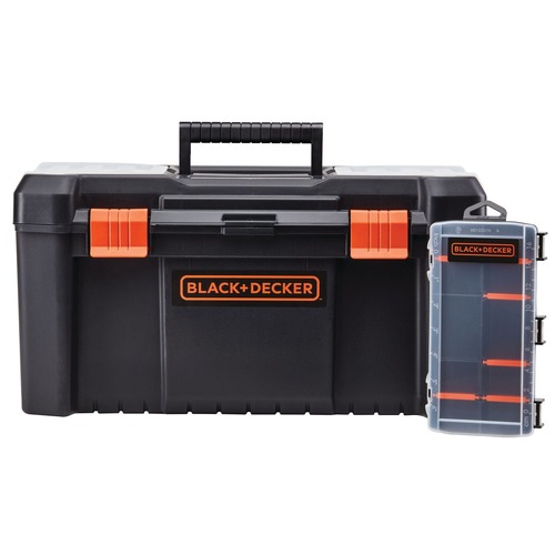 Tool Chests | Black & Decker BDST60096AEV 16 in. Toolbox with 10 Compartments Organizer image number 0