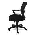  | OIF OIFVS4717 Swivel/Tilt Mesh Mid-Back Supports Up to 250 lbs. 17.91 in. to 21.45 in. Seat Height Task Chair - Black image number 3