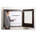  | MasterVision CAB01010143 Ebony Classic 48 in. x 48 in. 3-In-1 Conference Cabinet/Magnetic Dry-Erase Board image number 4