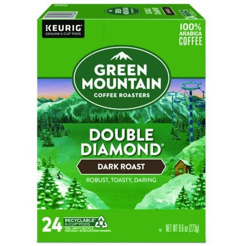 Office Jansan | Green Mountain Coffee 5000330051 Coffee K-Cups - Double Black Diamond Extra Bold (24/Box) image number 0