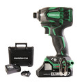 Factory Reconditioned Metabo HPT WH18DBDL2M 18V Brushless Lithium-Ion 1/4 in. Cordless Triple Hammer Impact Driver Kit (3 Ah) image number 0