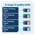 Cleaning & Janitorial Supplies | Tork 655300 8.42 in. x 4.22 in. x 5.74 in. Small Bracket Wiper Dispenser - White image number 2