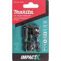 Drill Accessories | Makita A-97673 Makita ImpactX 3 Piece 2 in. Socket Adapter Set image number 1