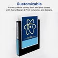 Binders & Binding Supplies | Avery 79809 3 One Touch EZD Rings 1 in. Capacity 11 in. x 8.5 in. Heavy-Duty View Binder with DuraHinge - Navy Blue (12/Carton) image number 2