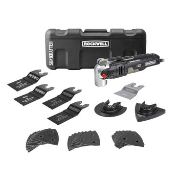 Rockwell F50 Sonicrafter F50 4 Amp Oscillating Multi Tool 34 Piece