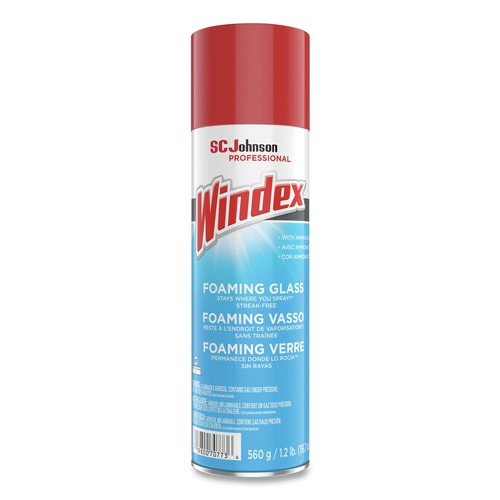 Office Jansan | Windex 696501 20 oz Aerosol Spray Foaming Glass Cleaner - Fresh image number 0