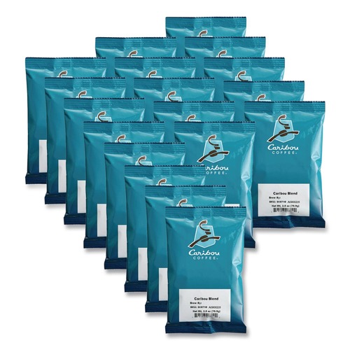 Food Service | Caribou Coffee 008710 2.5 oz. Ground Coffee - Caribou Blend (18/Carton) image number 0