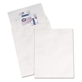 Survivor 14.5 in. x 20 in. Square Flap Redi-Strip Closure Heavyweight 18 lbs. Tyvek Catalog Mailers - White (25/Box)