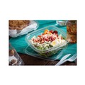 Bulk Savings Pricing 2 | Pactiv Corp. SAC0732 EarthChoice 32 oz. 7 in. x 7 in. x 2 in. Square Recycled Plastic Bowl - Clear (300/Carton) image number 4