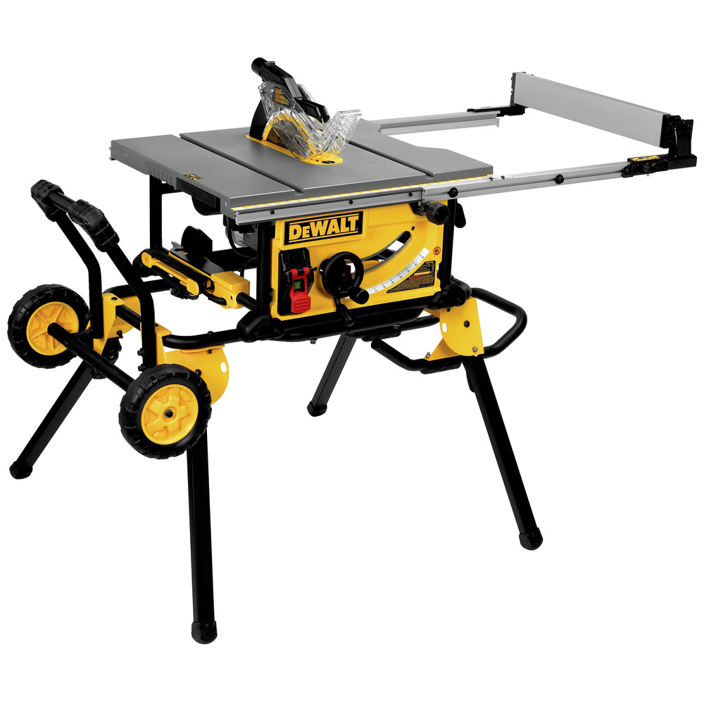 Factory Reconditioned Dewalt SitePro 15 Amp Compact 10 in. Jobsite Table Saw with Rolling Stand