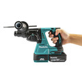 Rotary Hammers | Makita XRH011TWX 18V LXT Brushless Lithium-Ion SDS-PLUS 1 in. Cordless Rotary Hammer Kit with HEPA Dust Extractor Attachment and 2 Batteries (5 Ah) image number 12