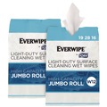 Office Jansan | Tork 192816 8 in. x 6 in. 1-Ply Light-Duty Surface Cleaning Wet Wipe - Unscented, White (2 Rolls/Carton) image number 0