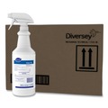 Cleaning & Janitorial Supplies | Diversey Care 04743. Virex Tb Lemon Scent 32 oz. Spray Bottle Liquid Disinfectant Cleaner (12/Carton ) image number 5