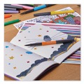 Office Jansan | Paper Mate 2134319 Medium 0.7 mm Stick Flair Metallic Porous Point Pen - Assorted Ink and Barrel Colors (8/Pack) image number 4
