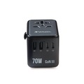 Office Electronics & Batteries | Verbatim 32124 UTA-09 Gan III 2-USB-A/2-USB-C/USB-C with Power Delivery 3.0 Universal Travel Adapter image number 3