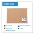  | MasterVision CA271790 Earth Series 72 in. x 48 in. Aluminum Frame Cork Board image number 4