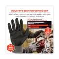 Work Gloves | Ergodyne 10303 ProFlex 7072 ANSI A7 Nitrile-Coated CR Gloves, Gray, Medium, 12 Pairs/Pack image number 2