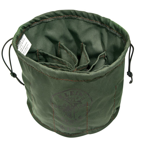 Cases and Bags | Klein Tools 5151 10-Compartment Drawstring Bag image number 0