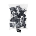 Universal UNV10220VP Binder Clips in Zip-Seal Bag - Large, Black/Silver (36/Pack) image number 0