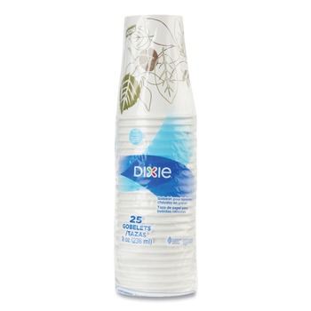 Dixie Pathways 8 oz. Paper Hot Cups (25/Pack)