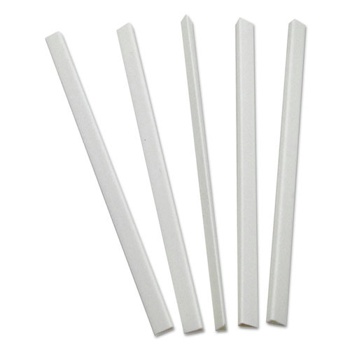  | C-Line CLI34447 11 in. x 0.25 in. Slide 'N Grip Binding Bars - White (100/Box) image number 0