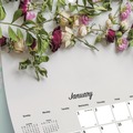 Bulletin Boards | Blueline C173122 12-Month (Jan to Dec): 2026 12 in. x 17 in. Floral Photography Romantic Wall Calendar - White/Multicolor Sheets image number 4