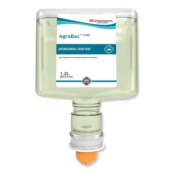 SC Johnson 1.2 L AgroBac Pure Foam Wash Touch Free Cartridge Refill - Unscented (3/Carton)