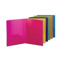 Office & Office Supplies | Smead 87761 11 in. x 8.5 in. 100-Sheet Capacity Poly Two-Pocket Folders - Assorted (6/Pack) image number 0