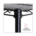  | Alera ALESW664818BL NSF Certified 6-Shelf 48 in. x 18 in. x 72 in. Wire Shelving Kit - Black image number 6