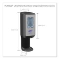 Labor Day Sale! Save $30 off $199! | PURELL 6524-01 CS6 5.79 in. x 3.93 in. x 15.64 in. 1,200 mL Hand Sanitizer Dispenser - Graphite (1/Carton) image number 1