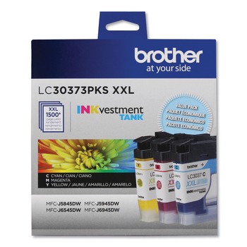 Brother 1500 Page-Yield INKvestment Super High-Yield Ink - Cyan/Magenta/Yellow (3/Pack)