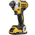 Combo Kits | Dewalt DCK2100D1T1 20V MAX XR Brushless Lithium-Ion 1/4 in. Cordless Impact Driver / 1/2 in. Hammer Drill Driver Combo Kit with FLEXVOLT ADVANTAGE (2 Ah / 6 Ah) image number 1