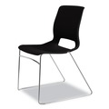 Office & Office Supplies | HON HMS1.N.ON.Y Motivate Supports Up to 300 lbs. High-Density Stacking Chairs - Onyx/Black/Chrome (4/Carton) image number 9