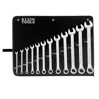 Klein Tools 68404 12-Piece Combination Wrench Set