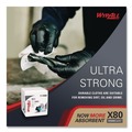 Office Jansan | WypAll 41026 12.5 in. x 12 in. 1/4 Fold Power Clean X80 Heavy Duty Cloths - White (200/Carton) image number 7
