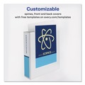 Office Jansan | Avery 05731 Economy 2 in. Capacity 11 in. x 8.5 in. View Binder with 3 Round Rings - White image number 3