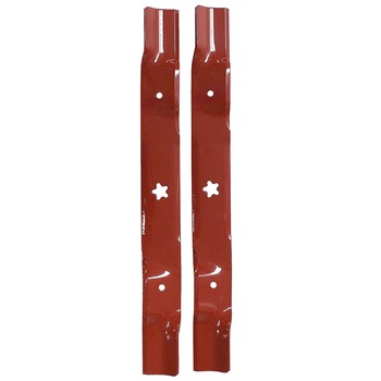 Husqvarna 2-Piece 42 in. Lawn Mower Mulching Blade Kit - Orange