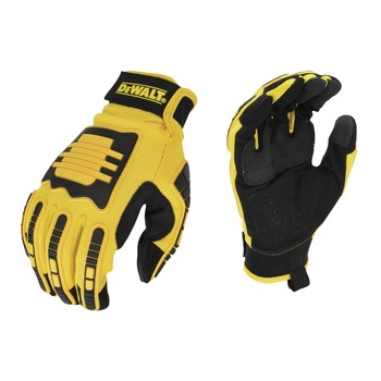 Dewalt DPG781L (12/Box) Performance Mechanic Work Gloves - Large, Yellow/Black