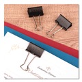 Office Jansan | ACCO A7072050B Medium Binder Clips - Black/Silver (1-Dozen) image number 4