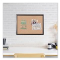 Office & Office Supplies | U Brands 2882U00-01 72 in. x 48 in. Cork Bulletin Board - Tan Surface/Black Aluminum Frame image number 3