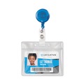 Office Jansan | Advantus 75472 30 in. Extension Translucent Retractable ID Card Reel - Blue (12/Pack) image number 3